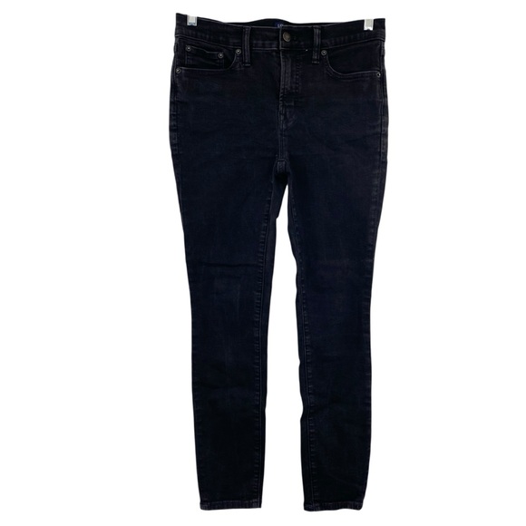 J. Crew Denim - J. Crew 8” Mid Rise Skinny Jeans in Black